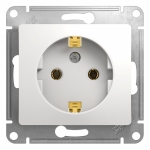 Розетка 1гн с З/К с/у белый механизм 16А Glossa Systeme Electric (1/20/160) Розетка 1гн с З/К с/у белый механизм 16А Glossa Systeme Electric (1/20/160)